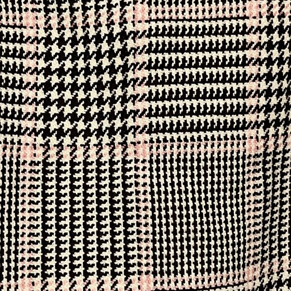 Ann Taylor 100% wool skirt plaid gingham brown pink preppy academia 4 petite - Picture 5 of 6